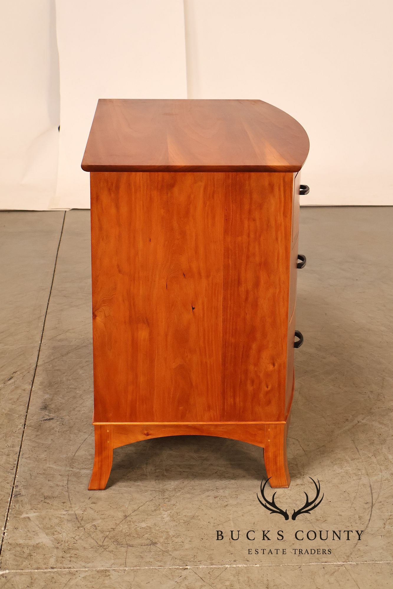 Thomas Moser Cherry Crescent Four Drawer Bureau