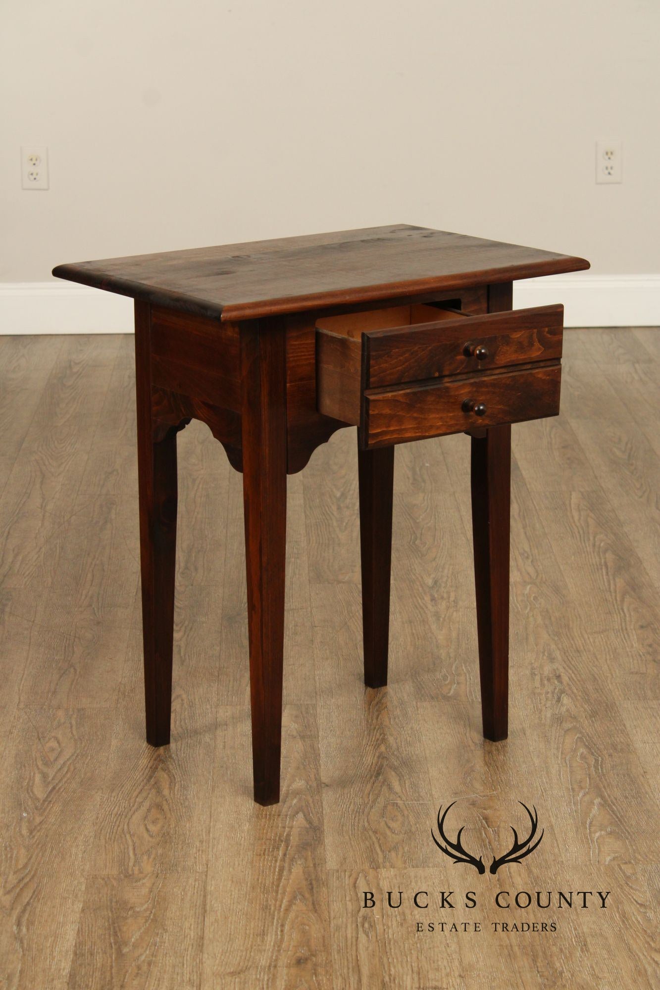 Yield House One-Drawer Pine Side Table