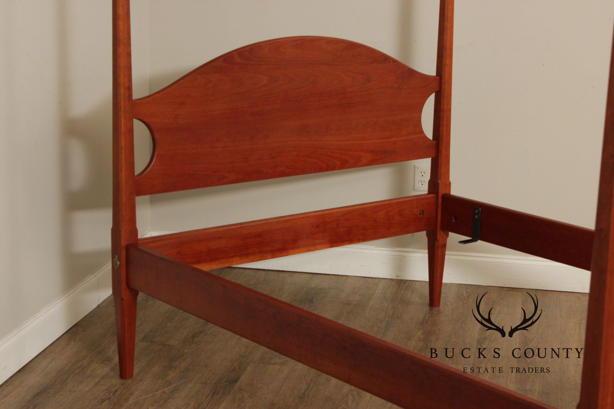 David Margonelli Custom Crafted Full Size Cherry Canopy Poster Bed