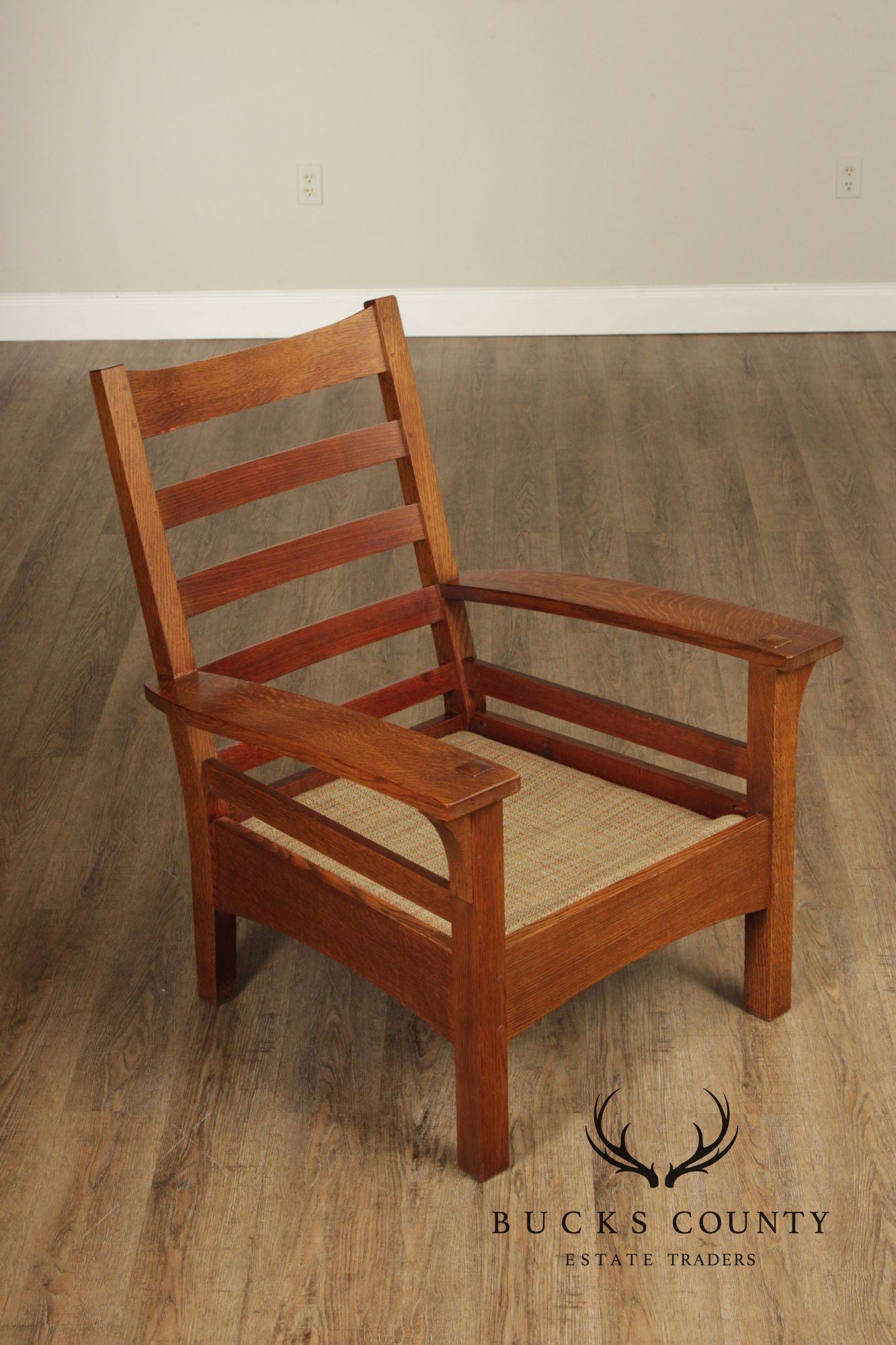 Stickley Mission Collection Oak Lounge Chair