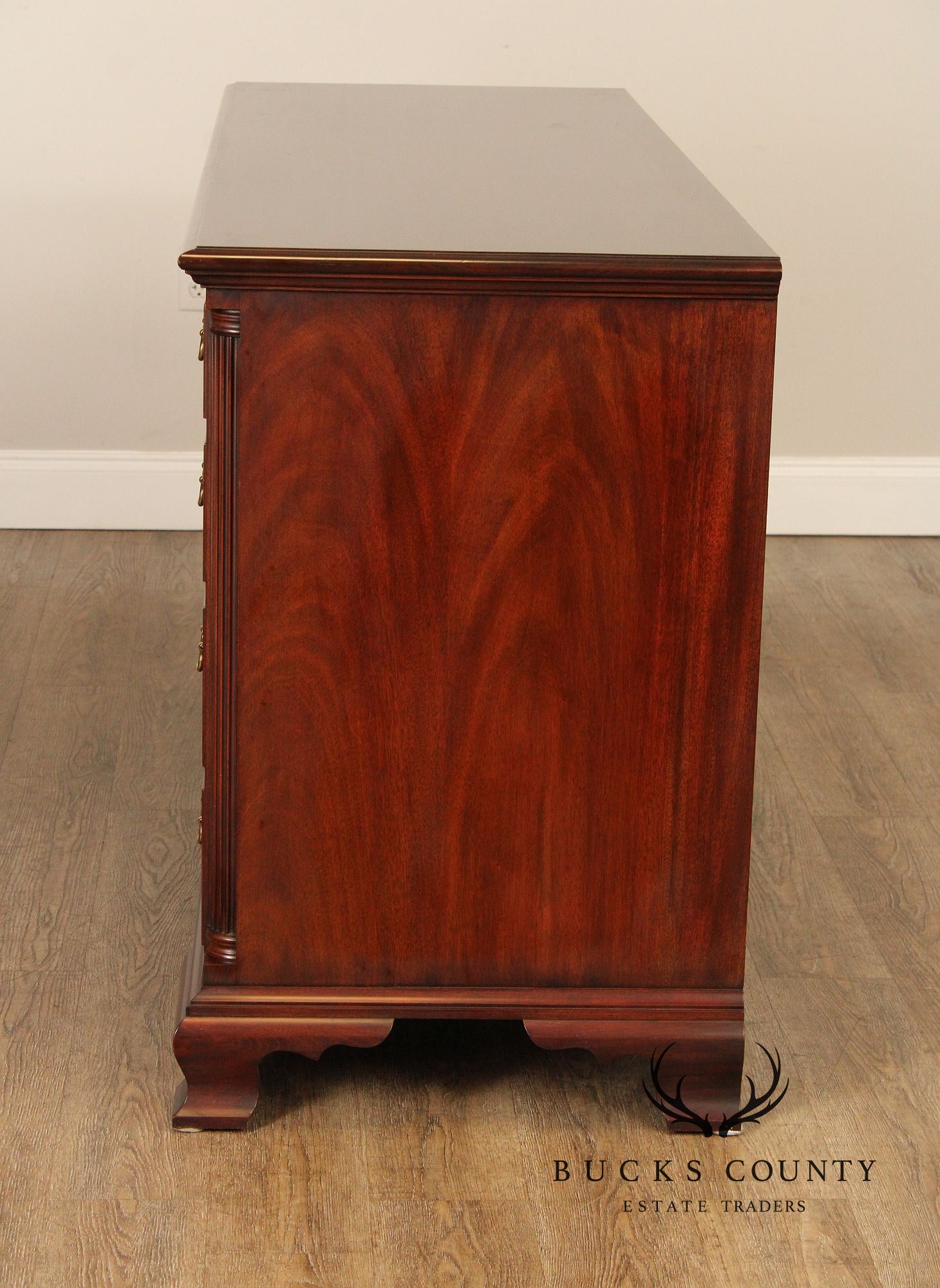 Henkel Harris Chippendale Style Mahogany Dresser