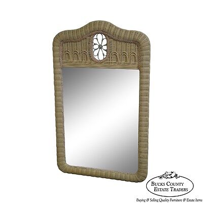 Lexington Henry Link Painted Wicker Mirror