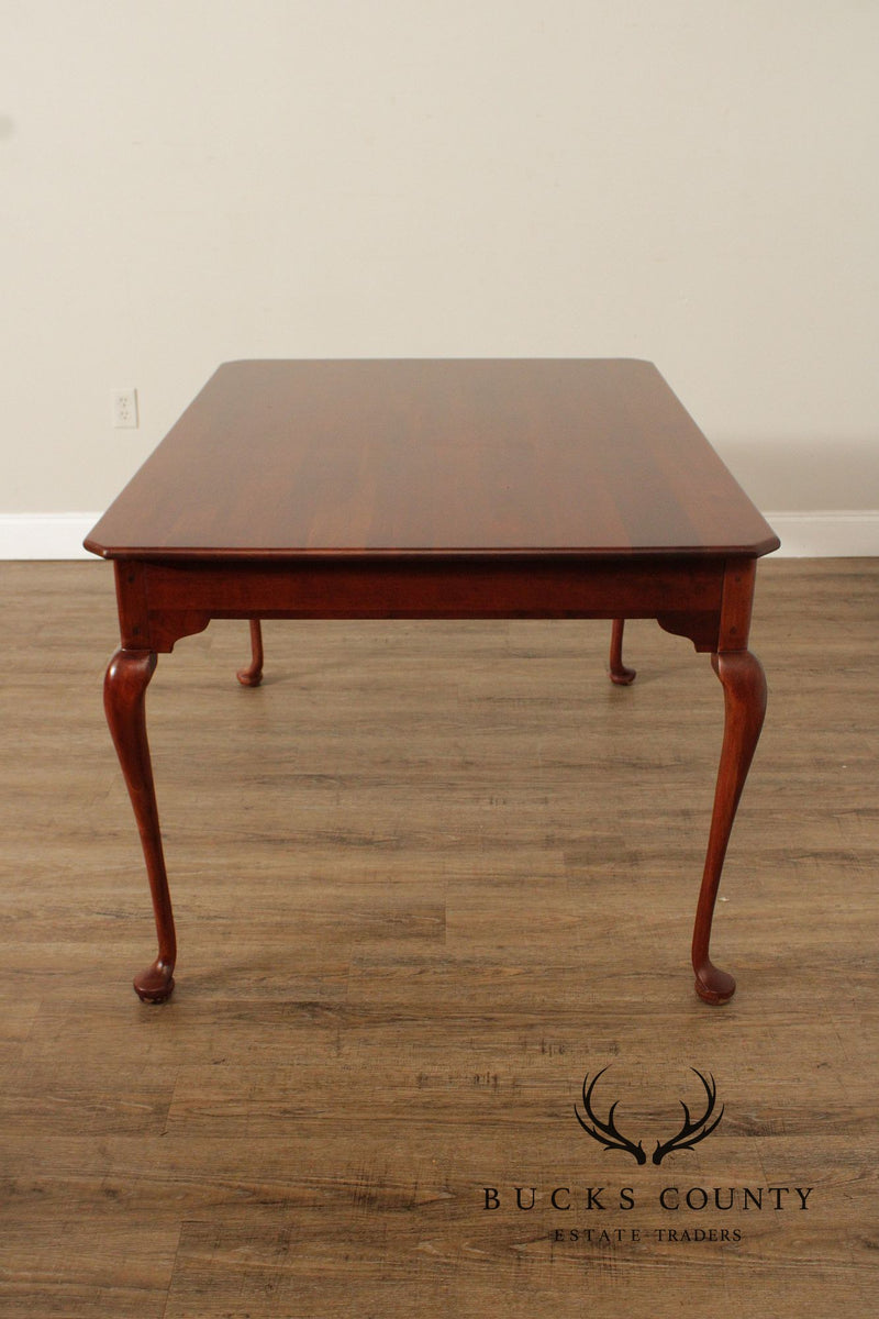 Lexington Queen Anne Farmhouse Style Cherry Dining 'Keeping' Table