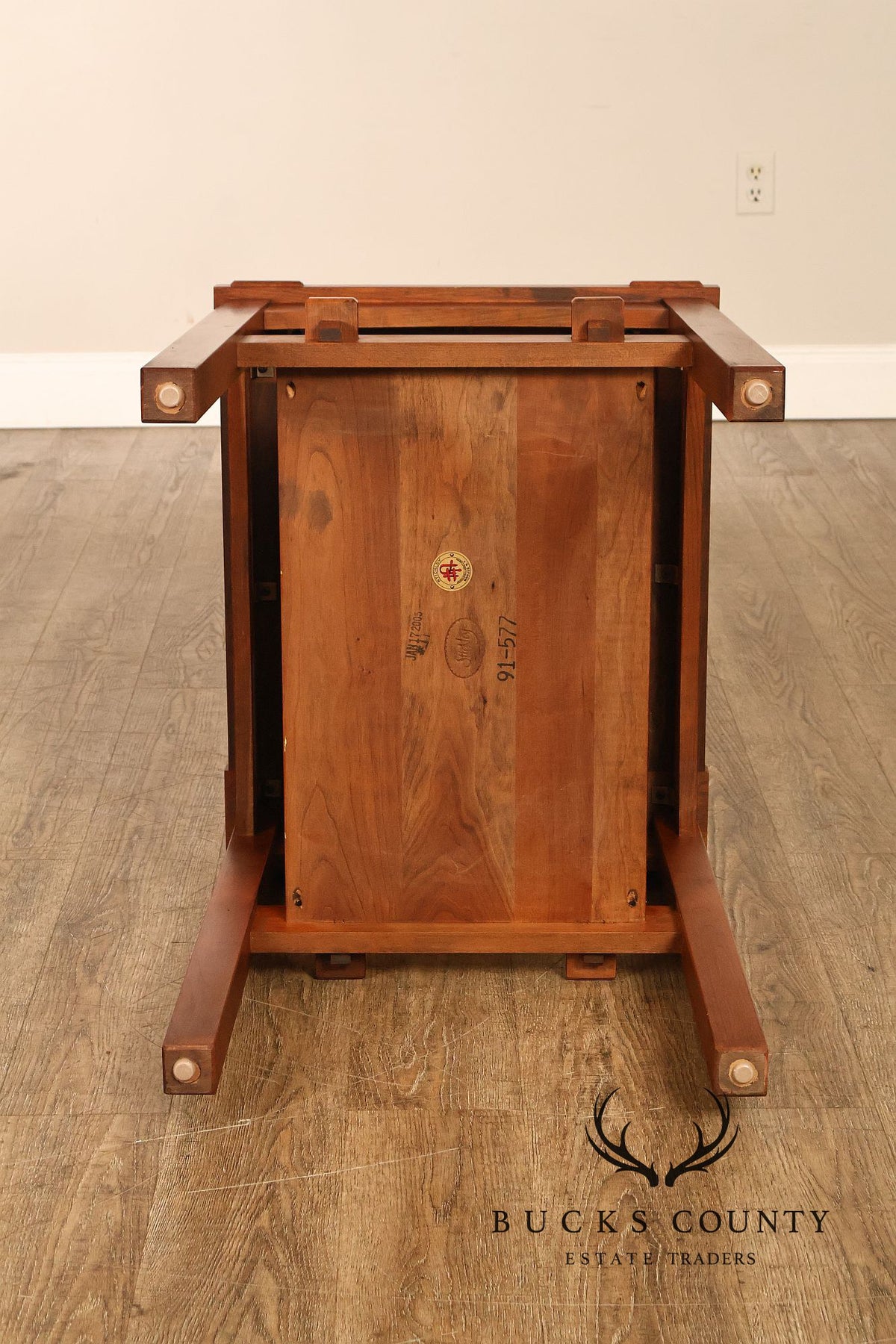 Stickley Mission Collection Tile Top Cherry End Table