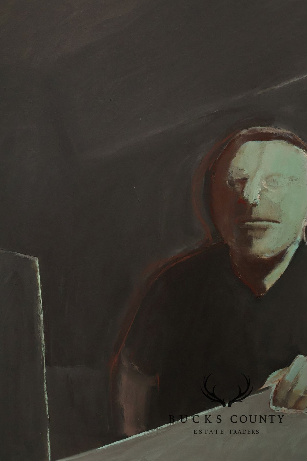 Anne Cooper Dobbins Oil Painting, 'The Engineer'