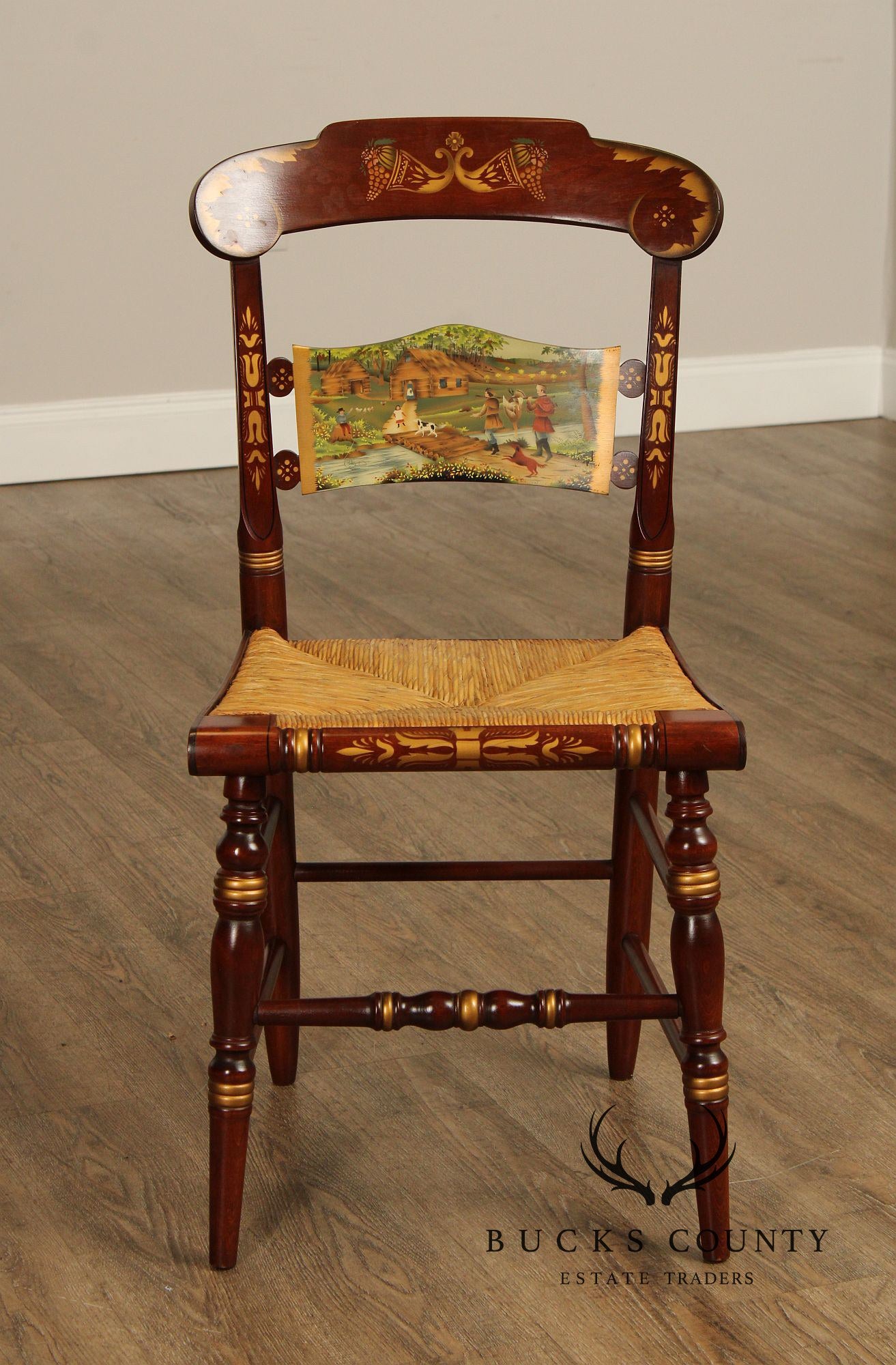 Hitchcock Set of Twelve Thanksgiving Dining Chairs