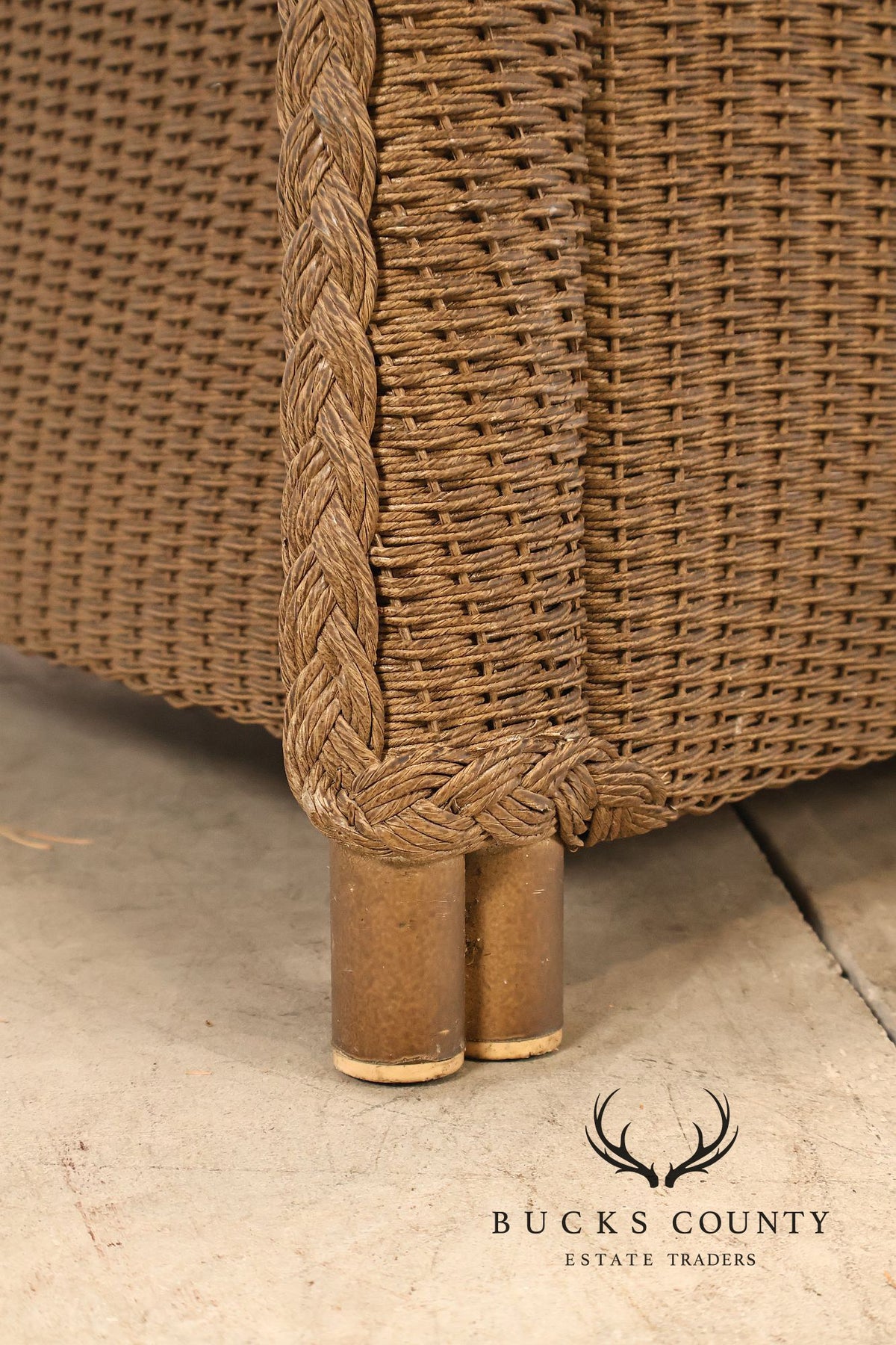 Lloyd Flanders Reflections All-Weather Lloyd Loom Wicker Sofa