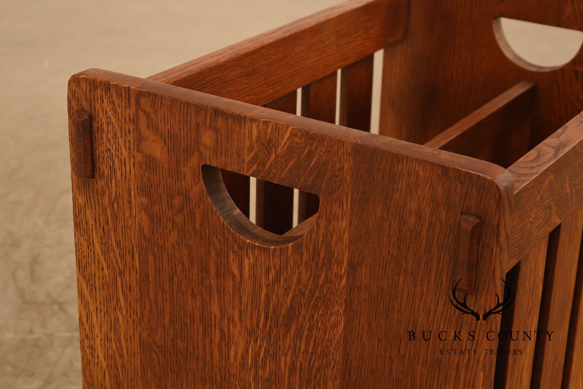 Stickley Mission Collection Oak Magazine Rack