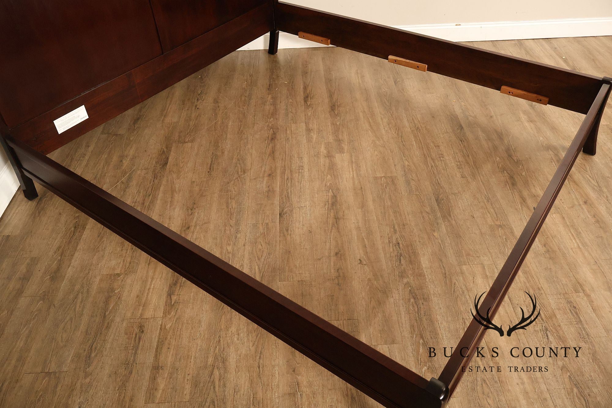 Stickley Cherry King Size Sleigh Bed
