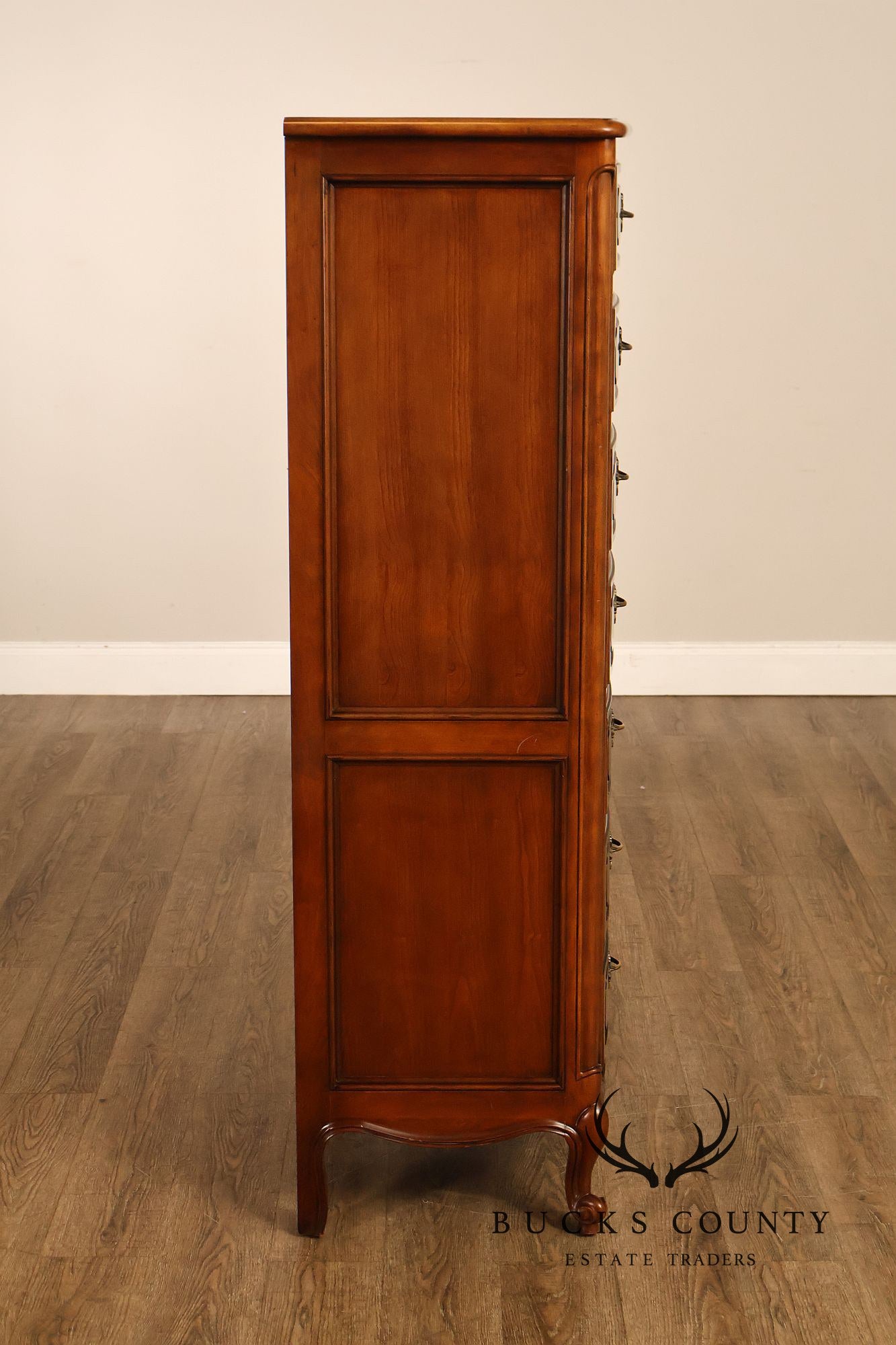 Century Furniture French Louis XV Style Cherry Lingerie Chest