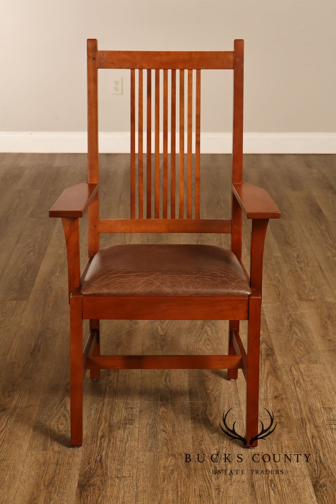 Stickley Mission Collection Set Of 6 Cherry Dining Chairs