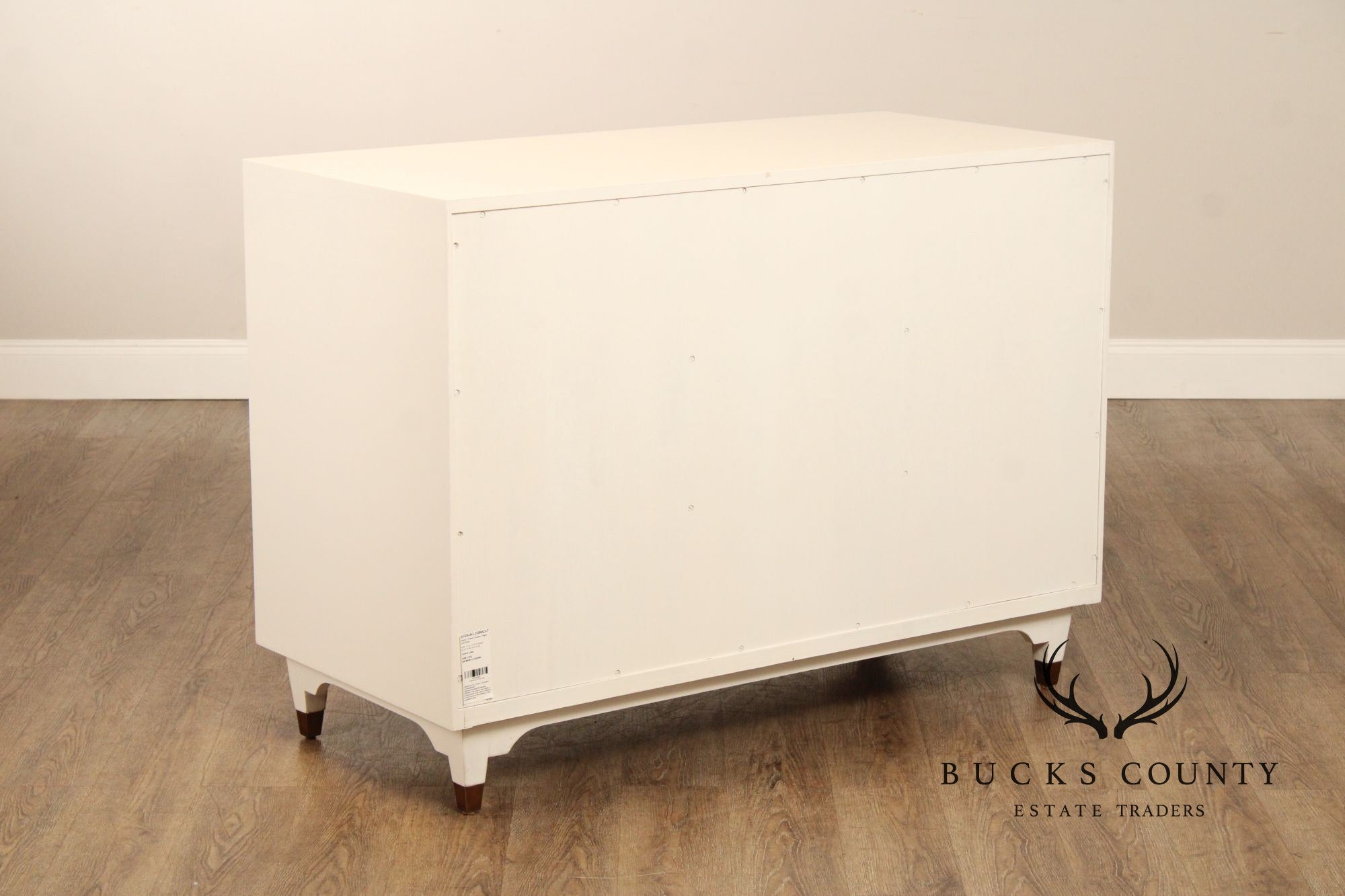 Alden Parkes 'Allegra' White Lacquered Chest of Drawers