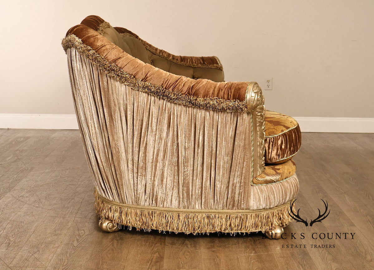 Italian Renaissance Style Upholstered Sofa