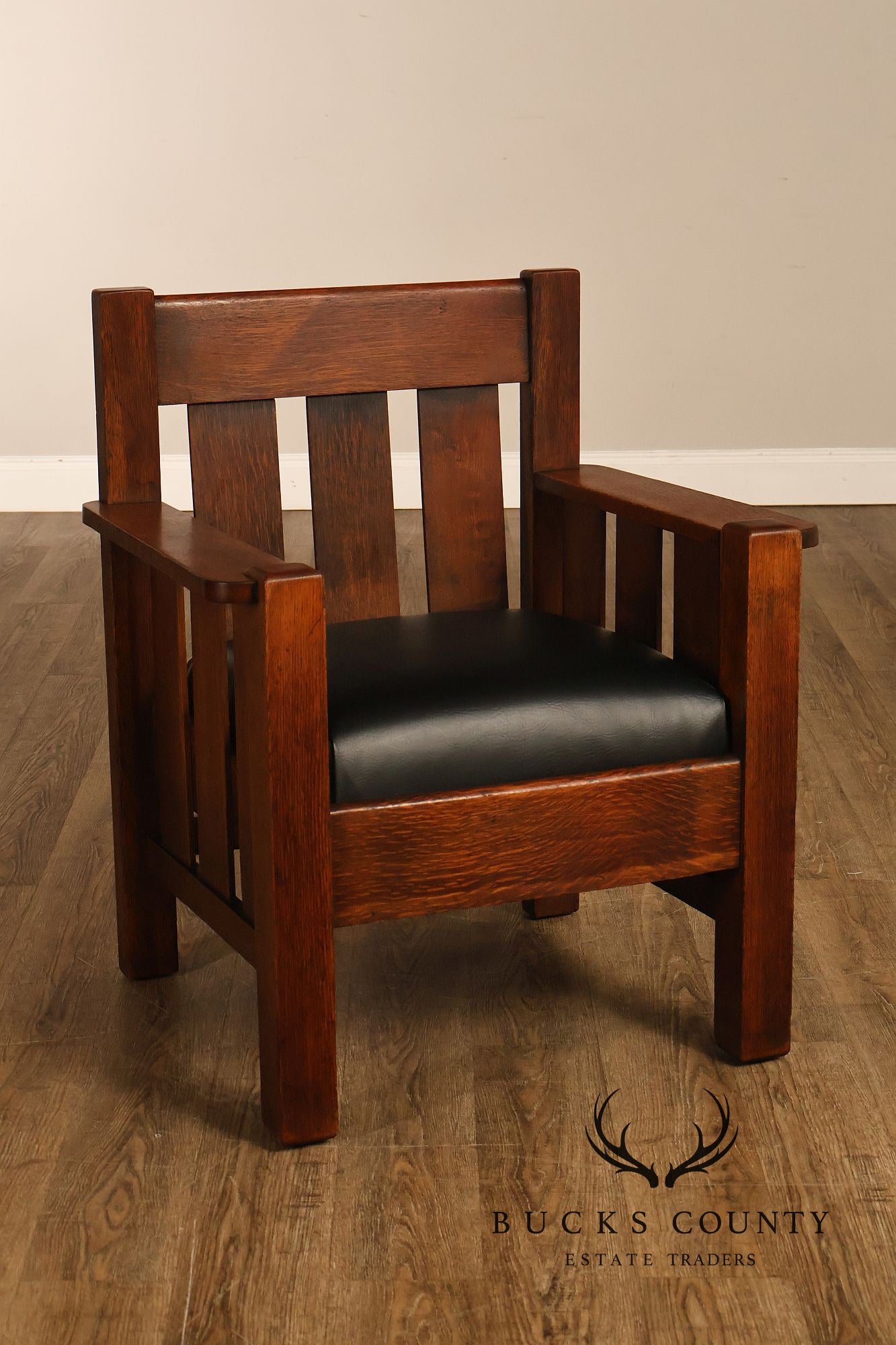 Langslow, Fowler Co. Antique Mission Oak Armchair
