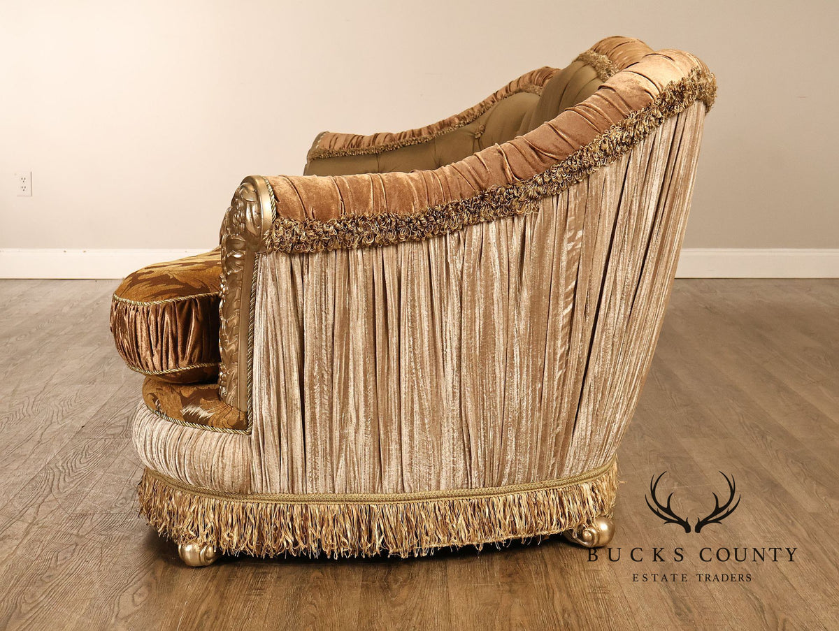 Italian Renaissance Style Upholstered Sofa