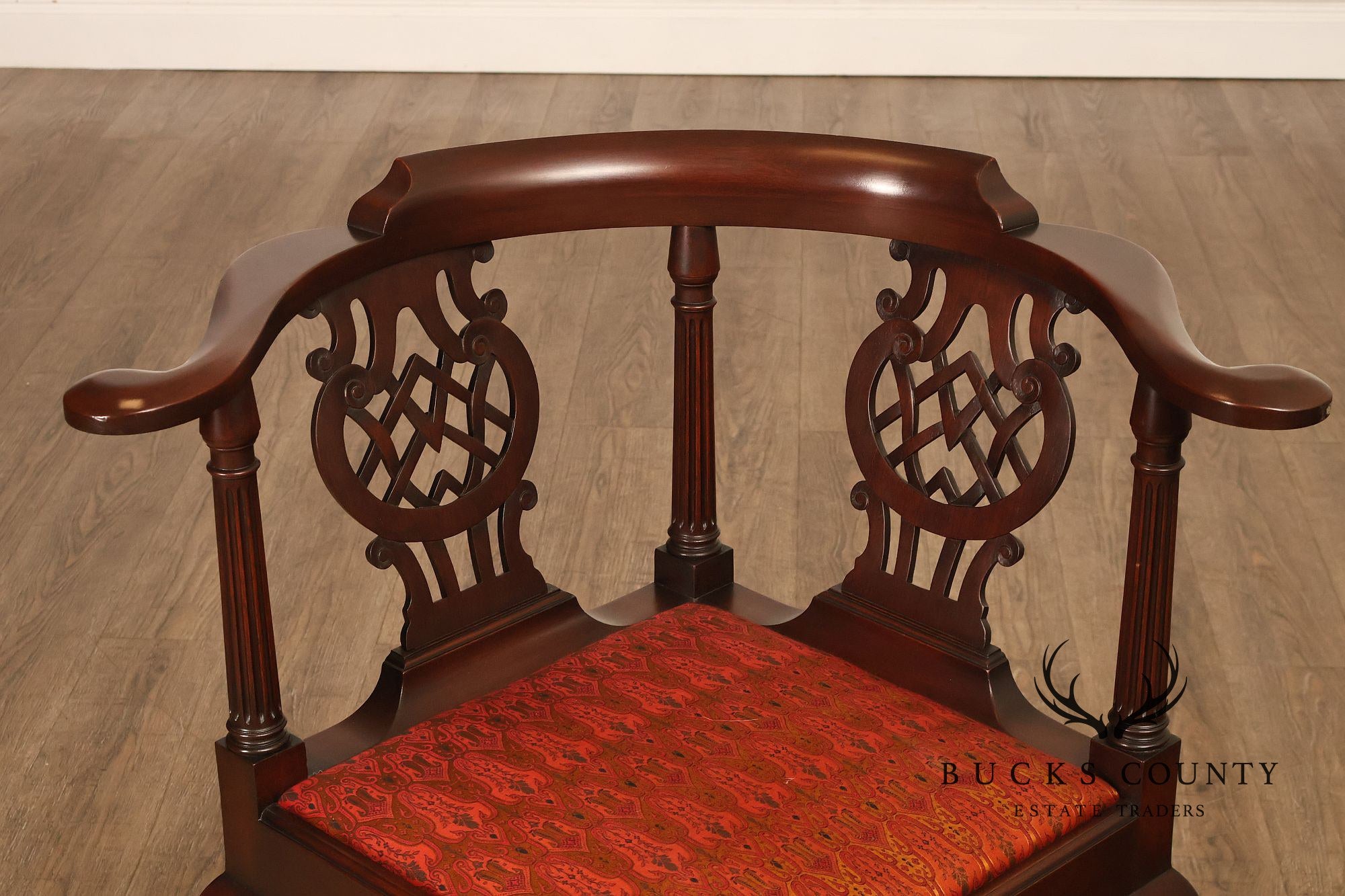 Kittinger Furniture Chippendale Style Mahogany CW-48 Corner Chair