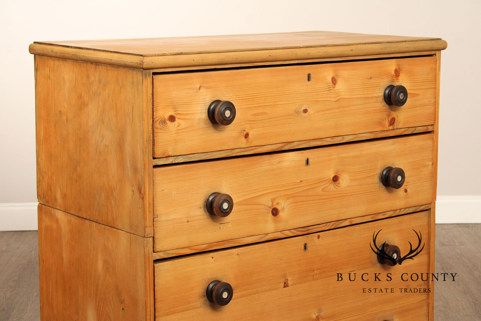 Antique English Pine Chest of Drawers