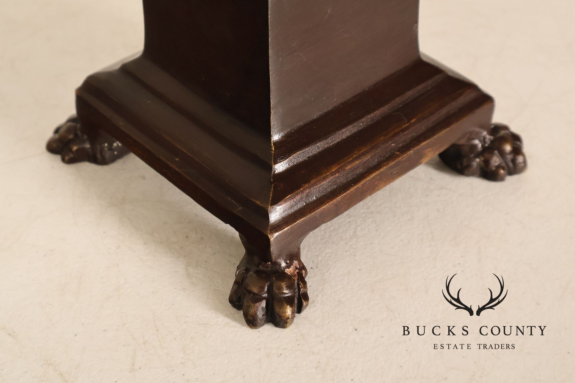 Maitland Smith Bronze Pair Of Neoclassical-Style Candlesticks