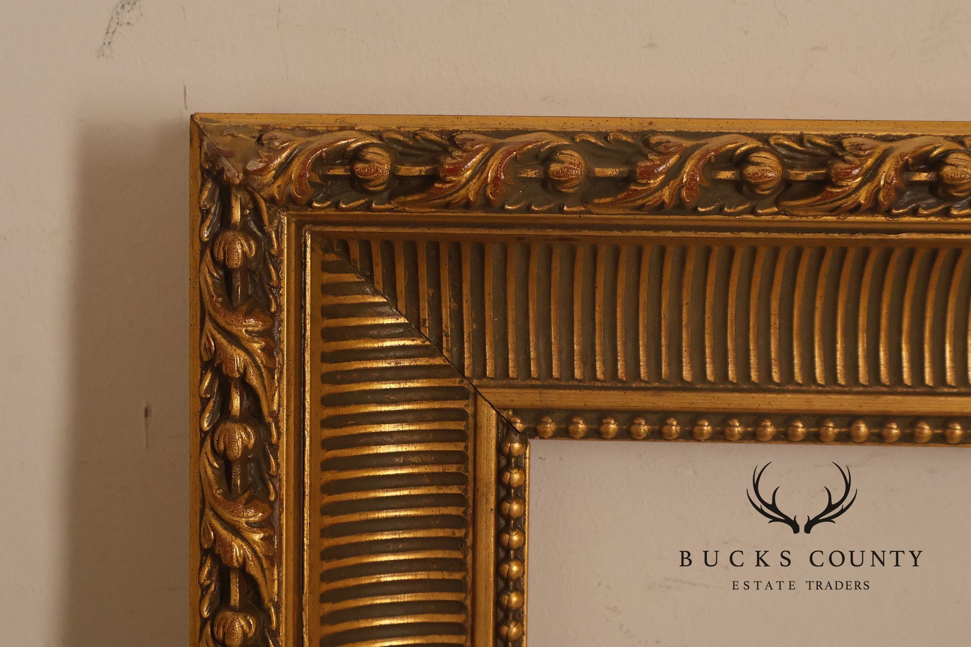 Newman Galleries Large Carved Gold Gilt Picture Frame