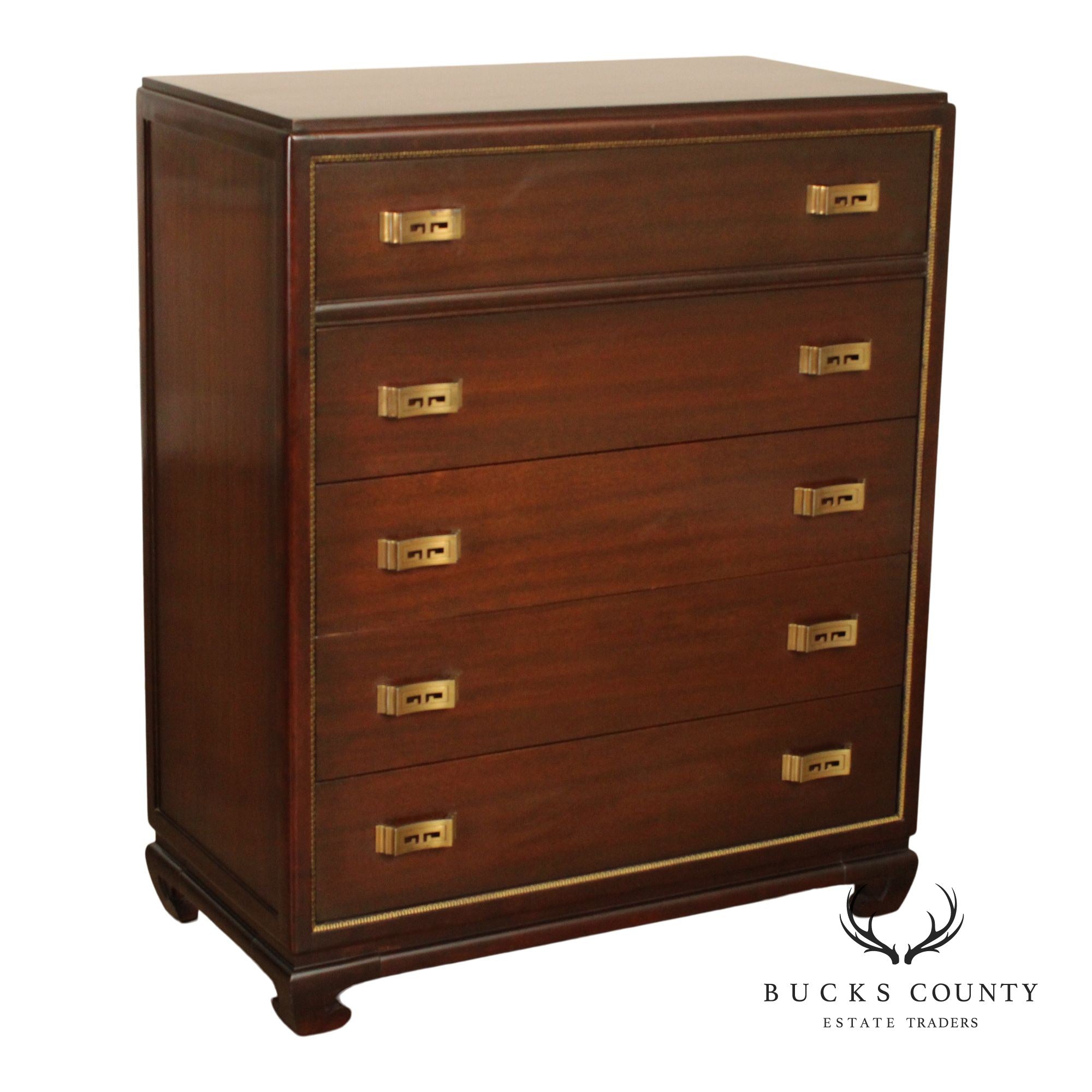 Rway Asian Inspired Mahogany Chest of Drawers