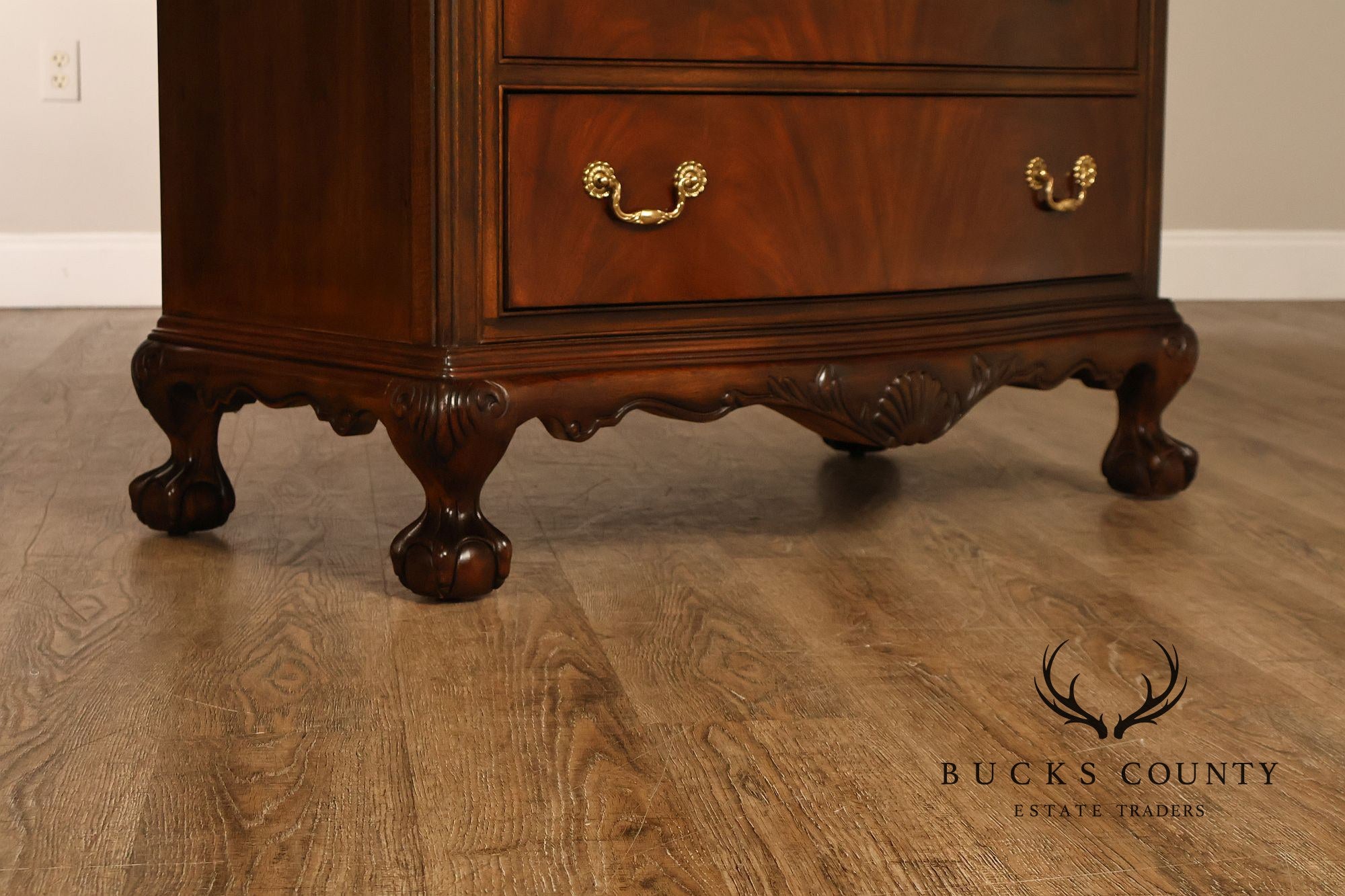 Drexel Heritage Heirlooms Collection Mahogany Tall Chest of Drawers