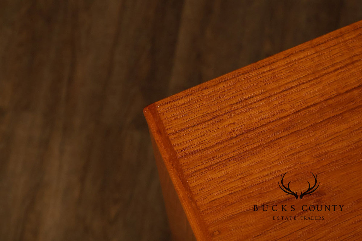 Scan Coll Danish Modern Teak Gentlemen’s Chest
