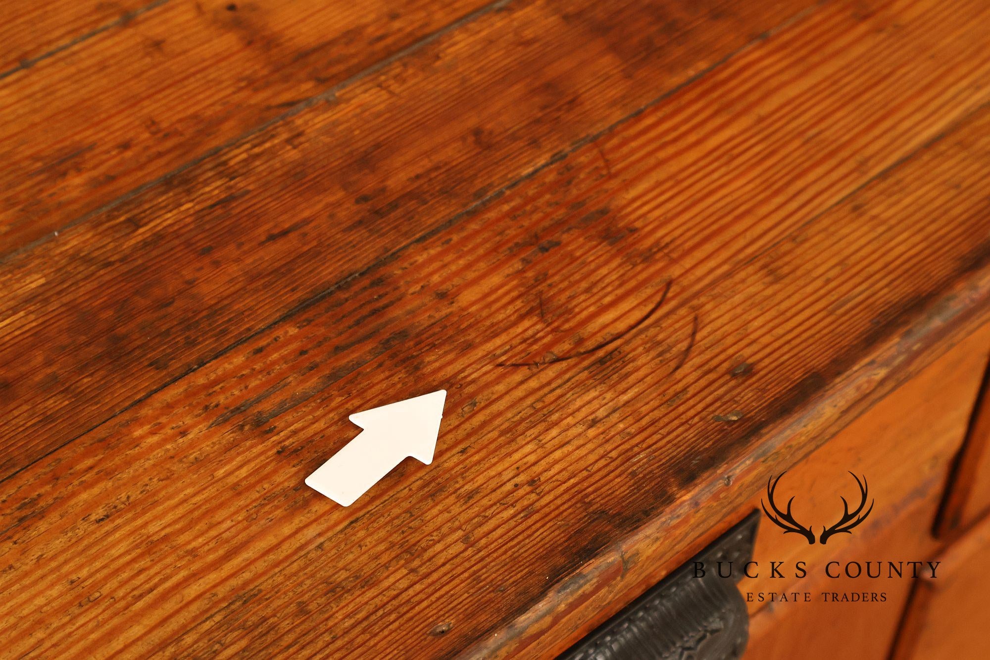 County Style Antique Industrial Baker’s Cabinet