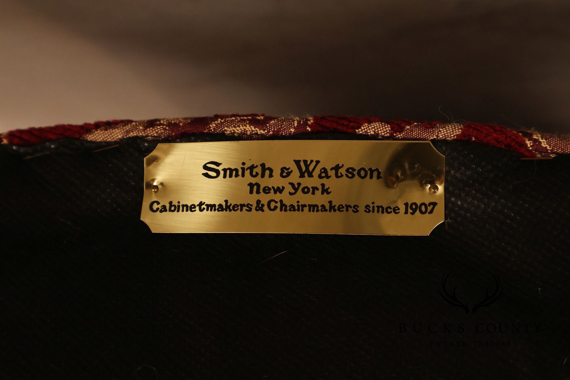 Smith & Watson Queen Anne Style Pair of Wing Chairs