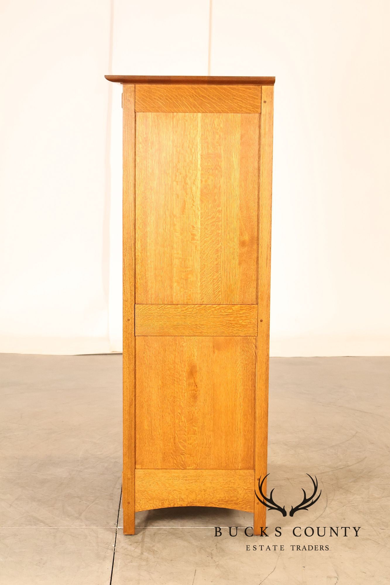 Stickley Mission Collection Oak Entertainment Armoire