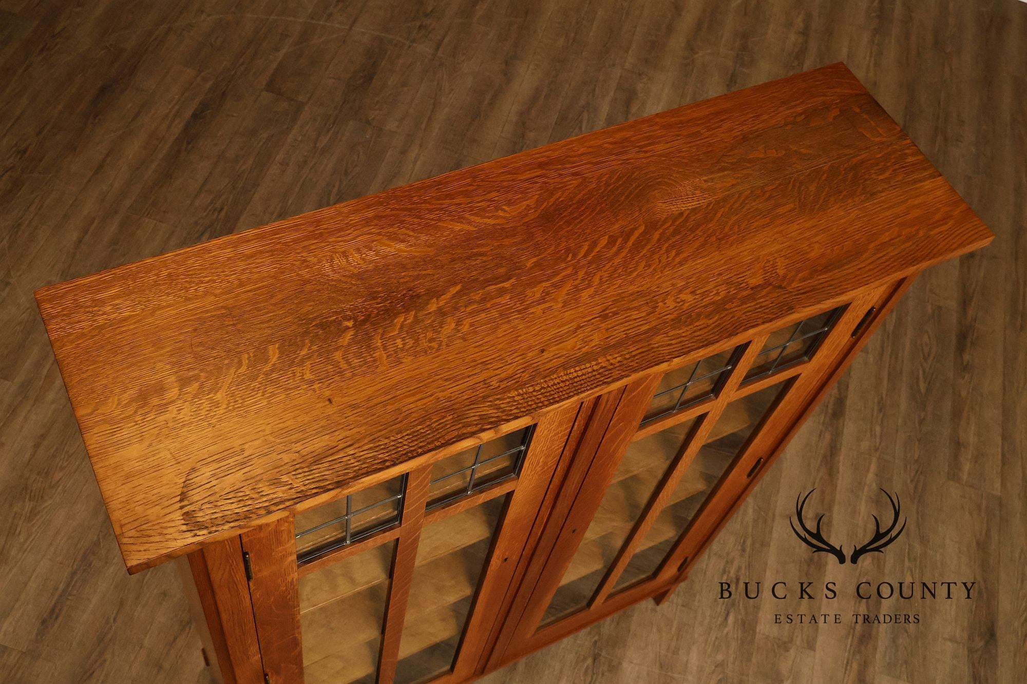 Stickley Mission Collection Harvey Ellis Oak Bookcase