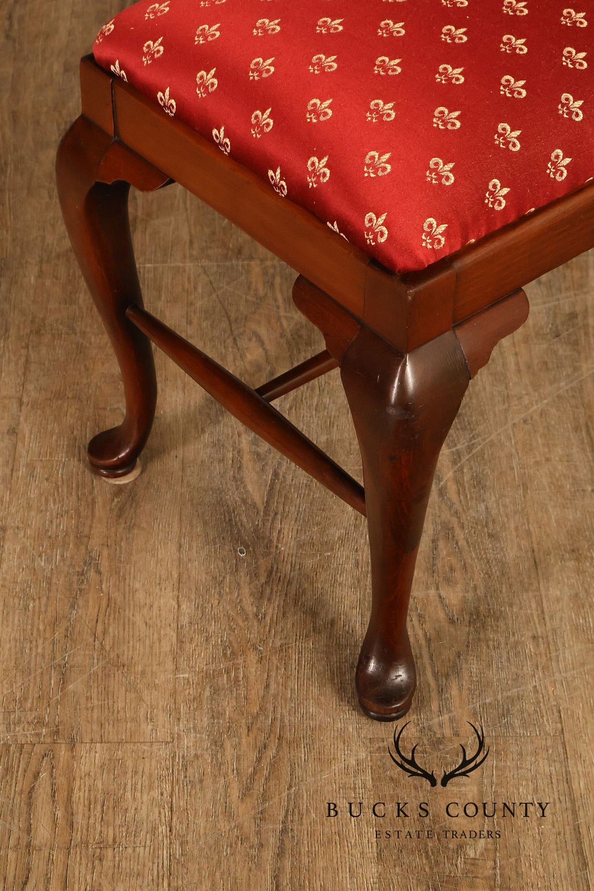 Statesville Chair Company Queen Anne Style Mahogany Bench