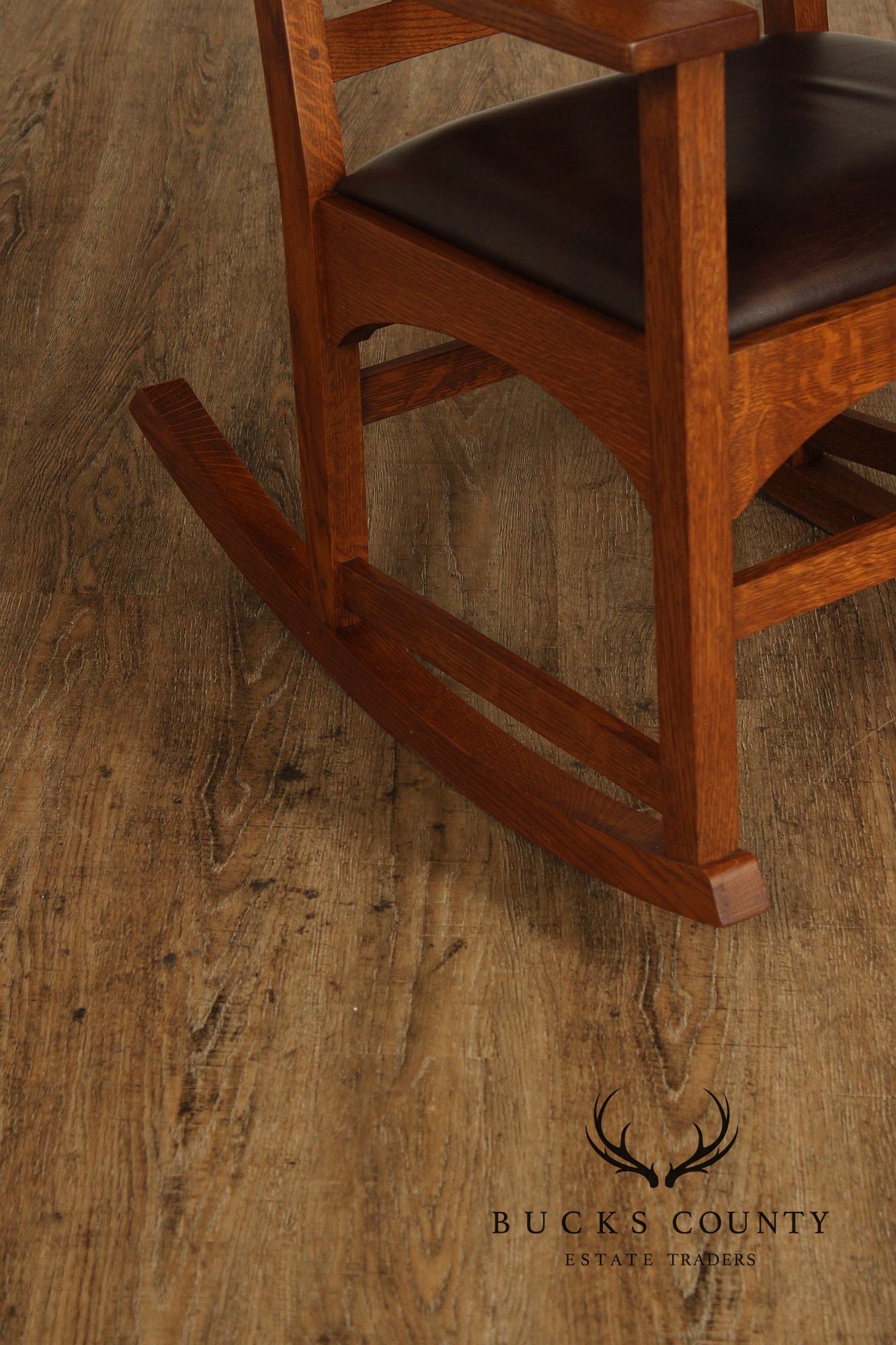 Stickley Mission Collection Harvey Ellis Oak Rocking Chair