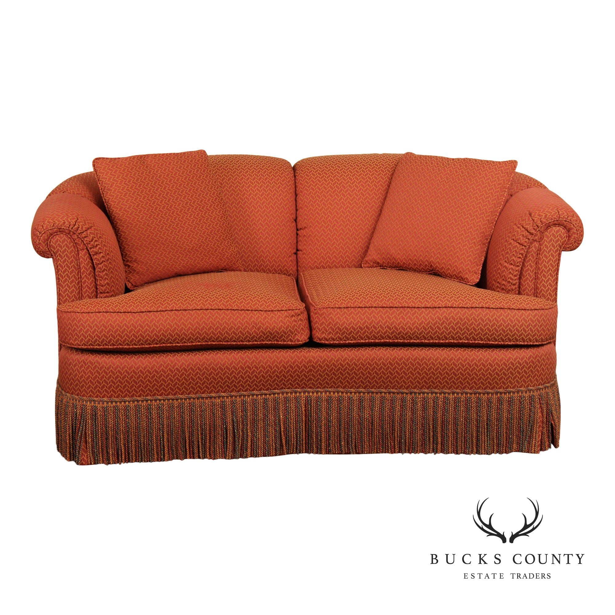 Kindel Traditional Rolled Arm Loveseat