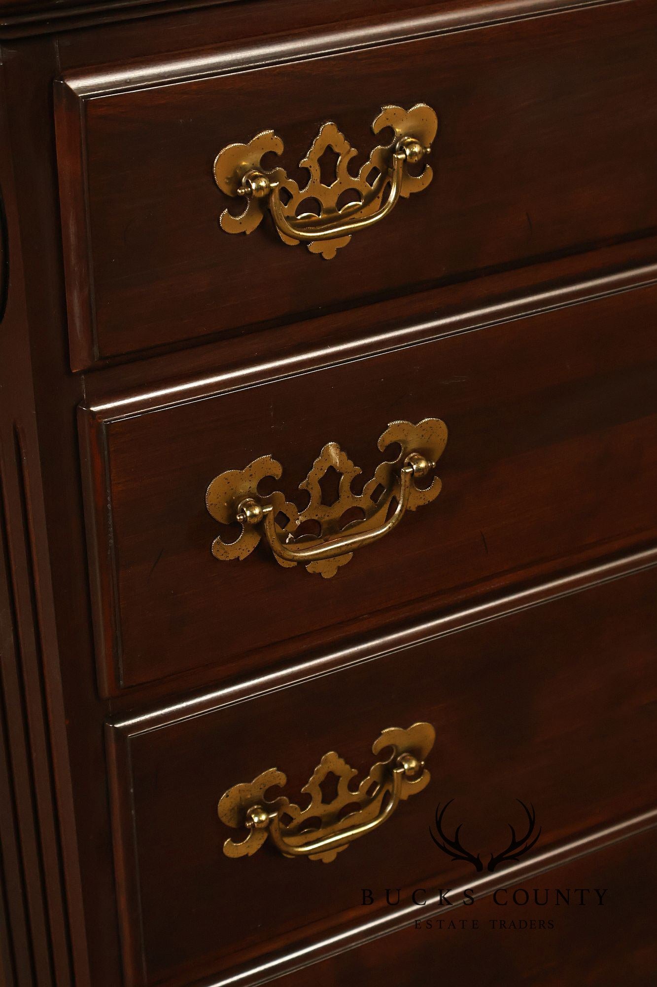 Ethan Allen 'Georgian Court' Cherry Triple Dresser