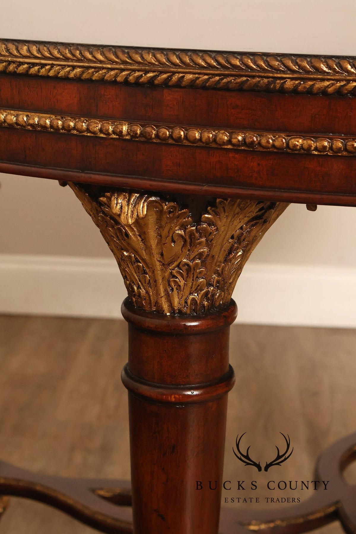 Italian Regency Style Mahogany Center Table
