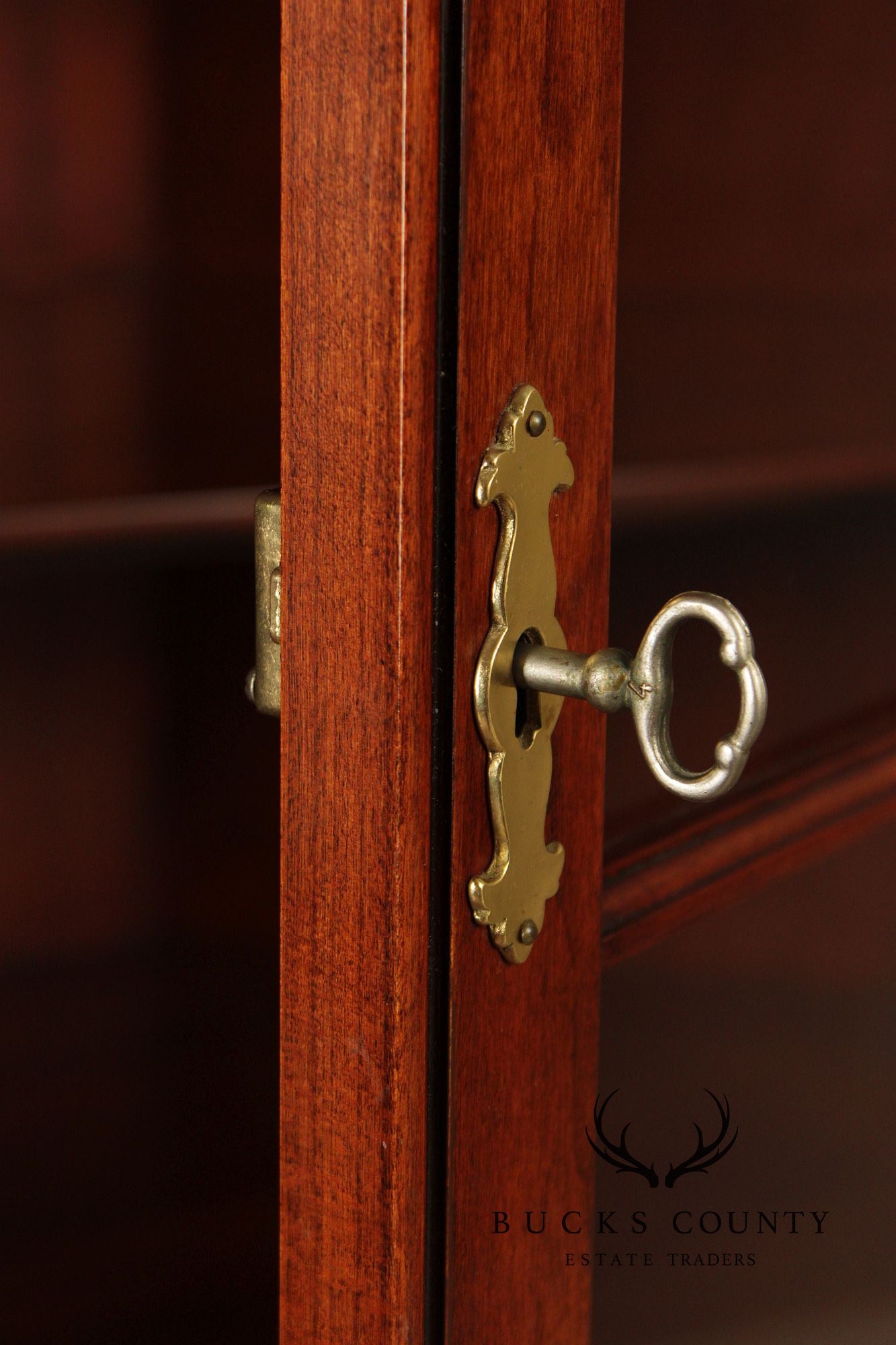 Henkel Harris Traditional Cherry Corner Cupboard