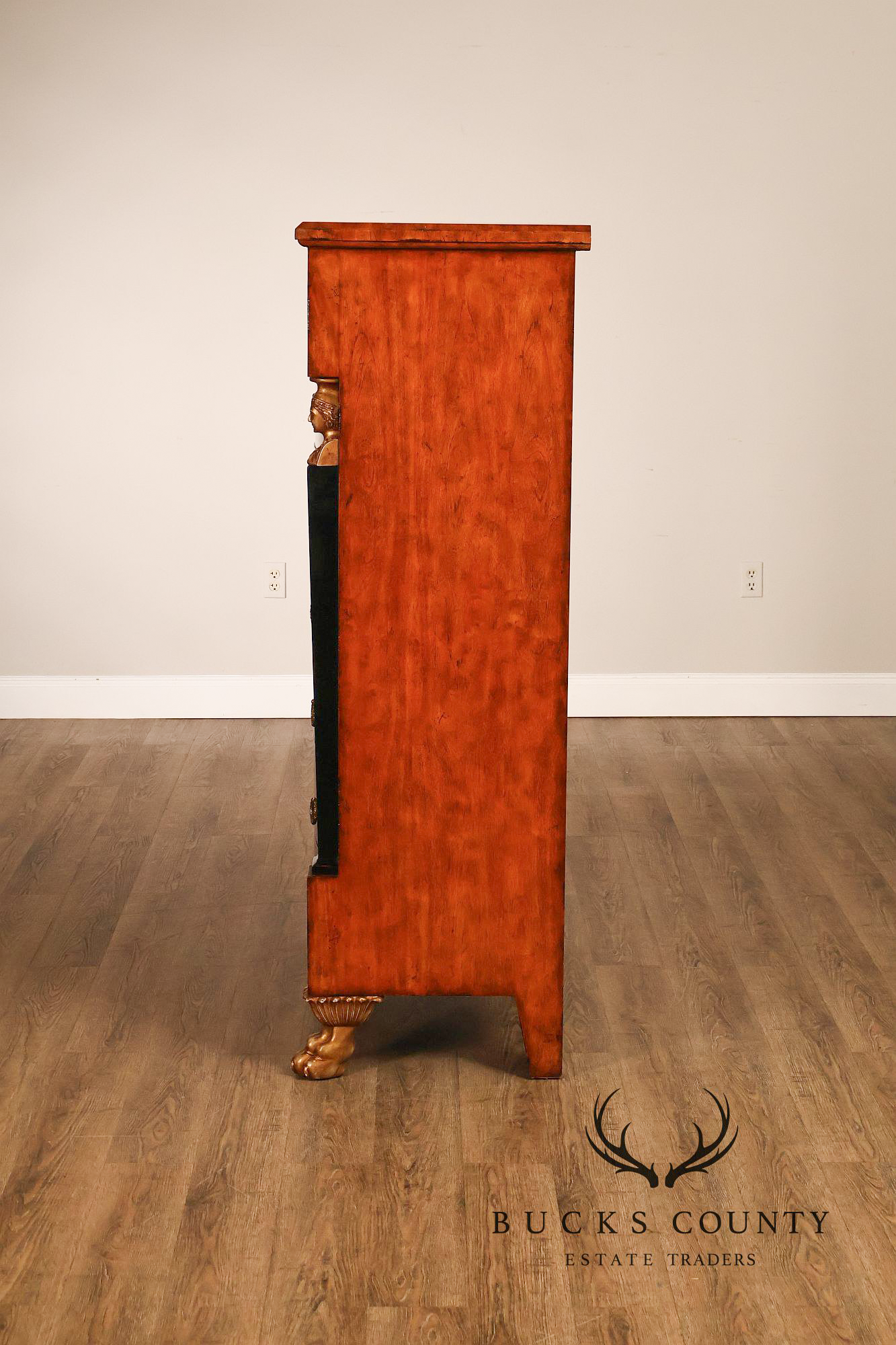 Lineage Home Furnishings Empire Style Tall Chest Of Drawers