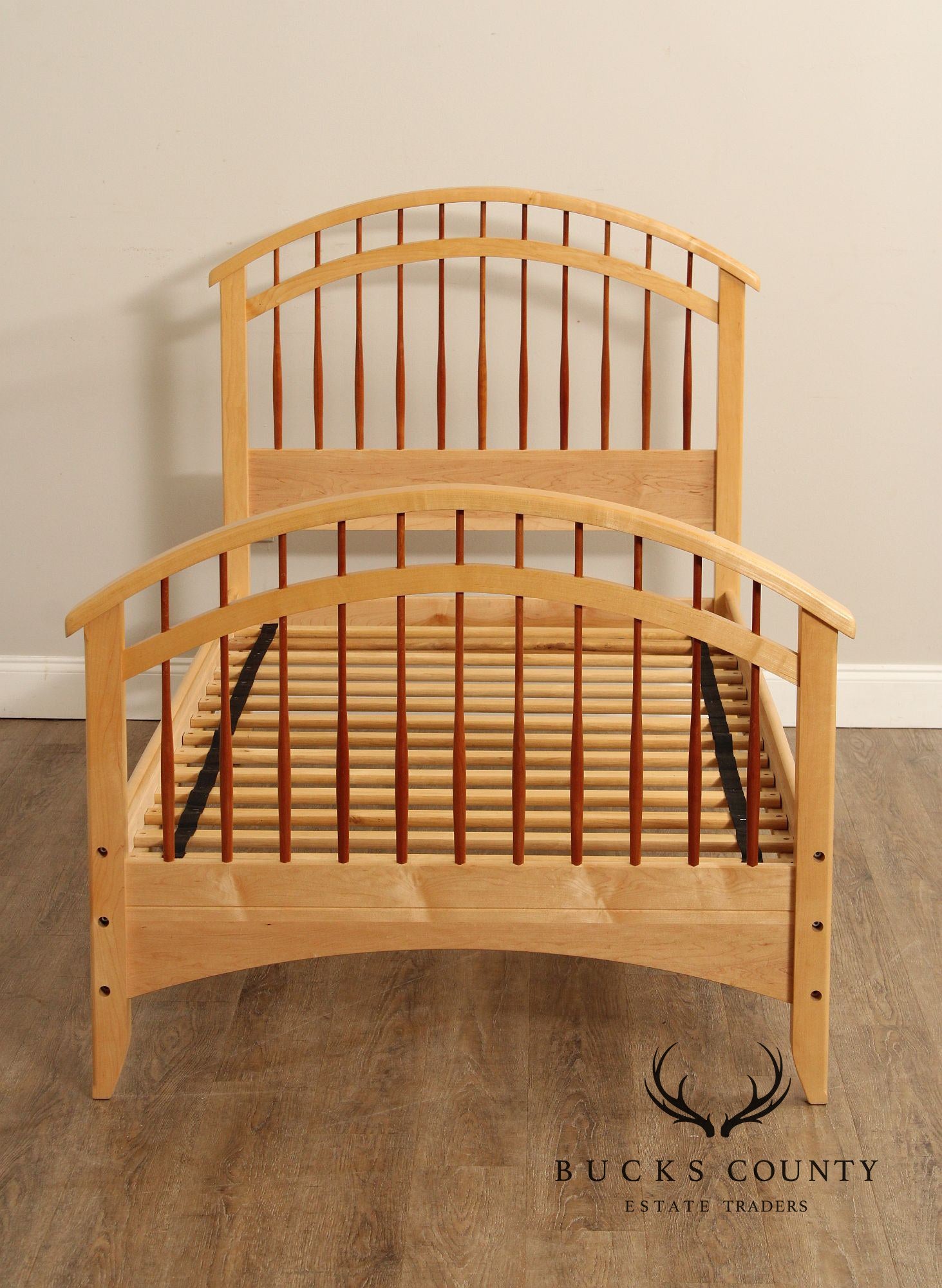 Vermont Precision Woodworks Maple Twin Size Spindle Bedframe