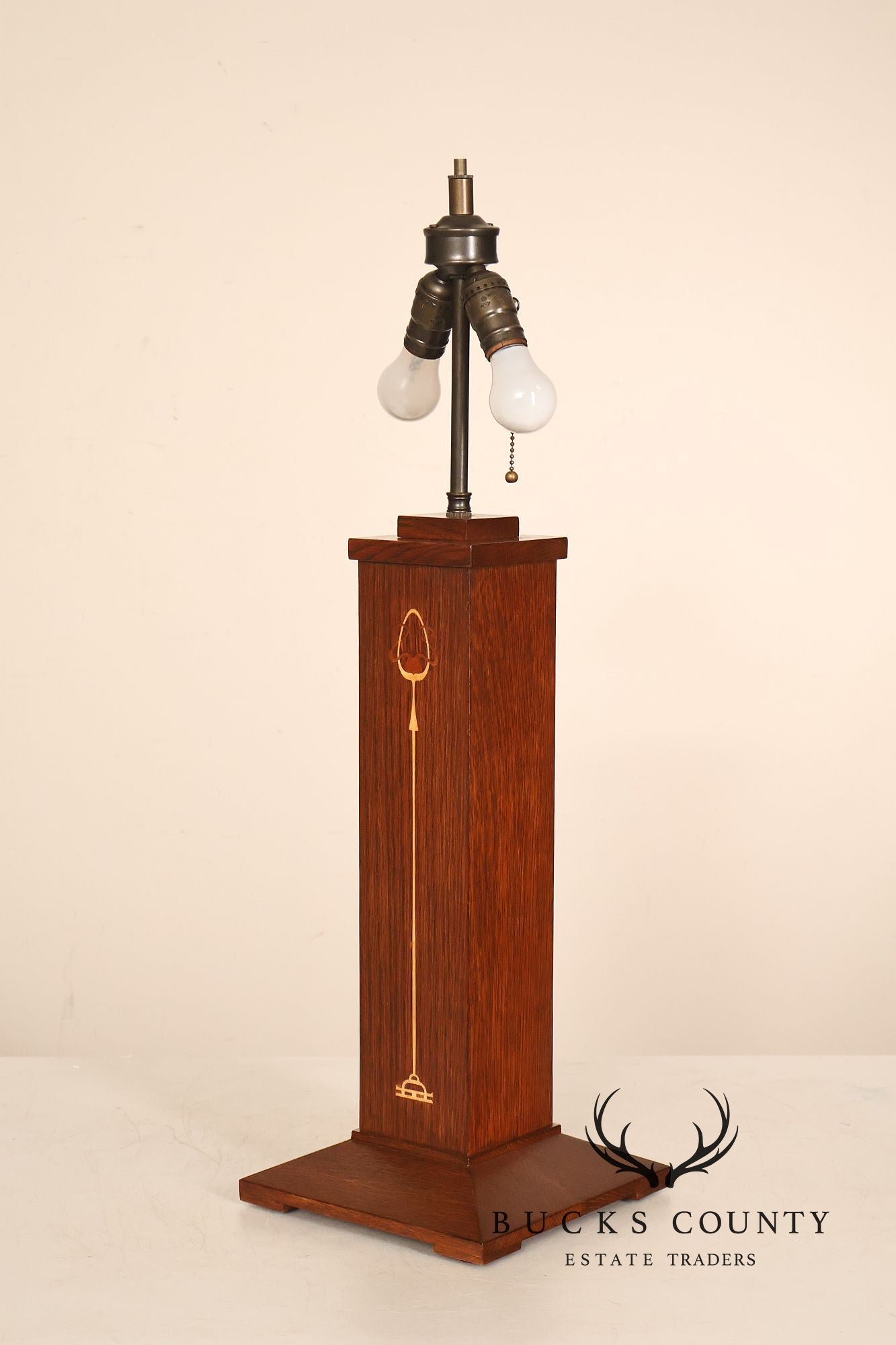Stickley Mission Collection Oak Ellis Table Lamp