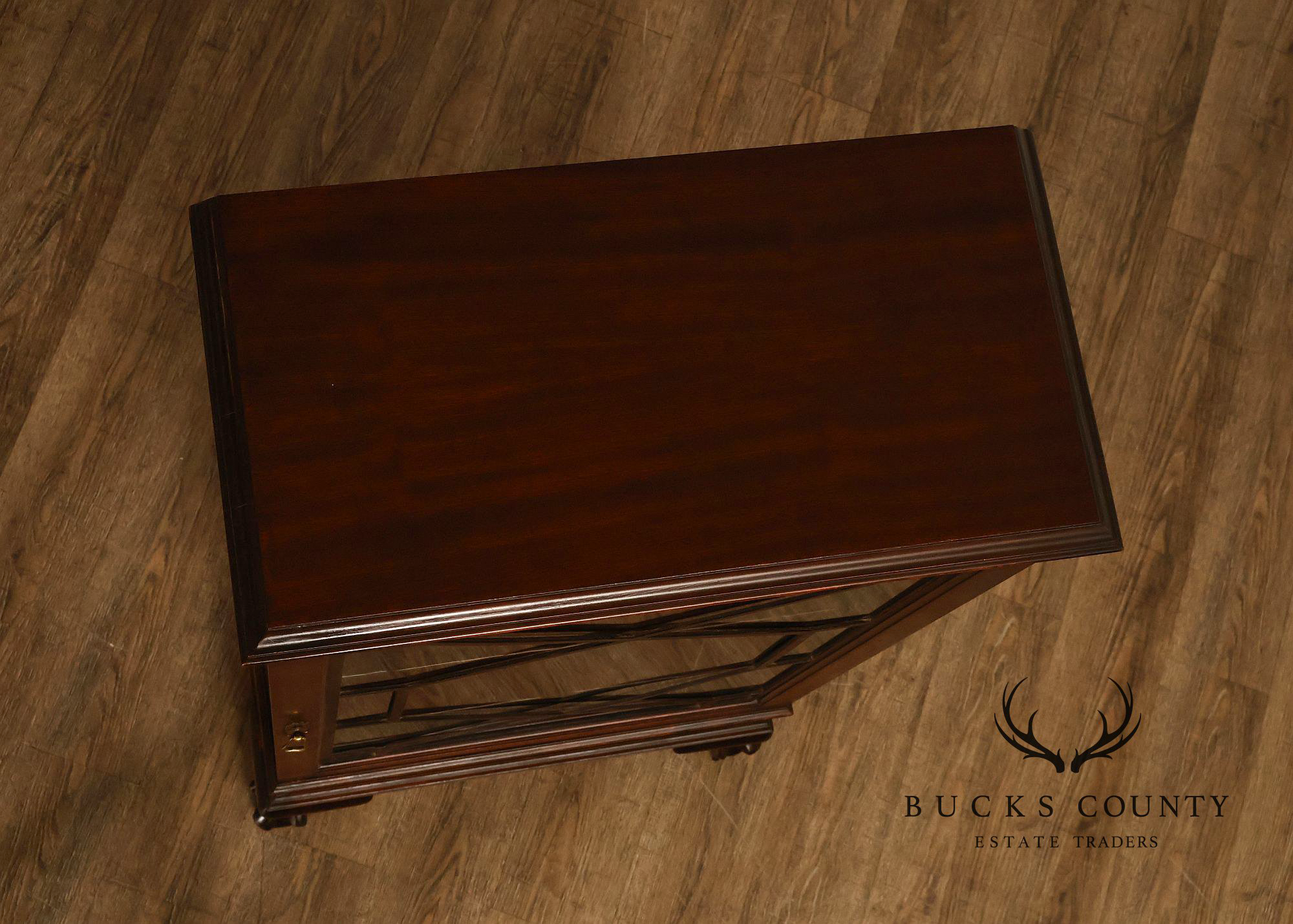 1940's Chippendale Style Mahogany Single Door By Wasmuth-Goodrich