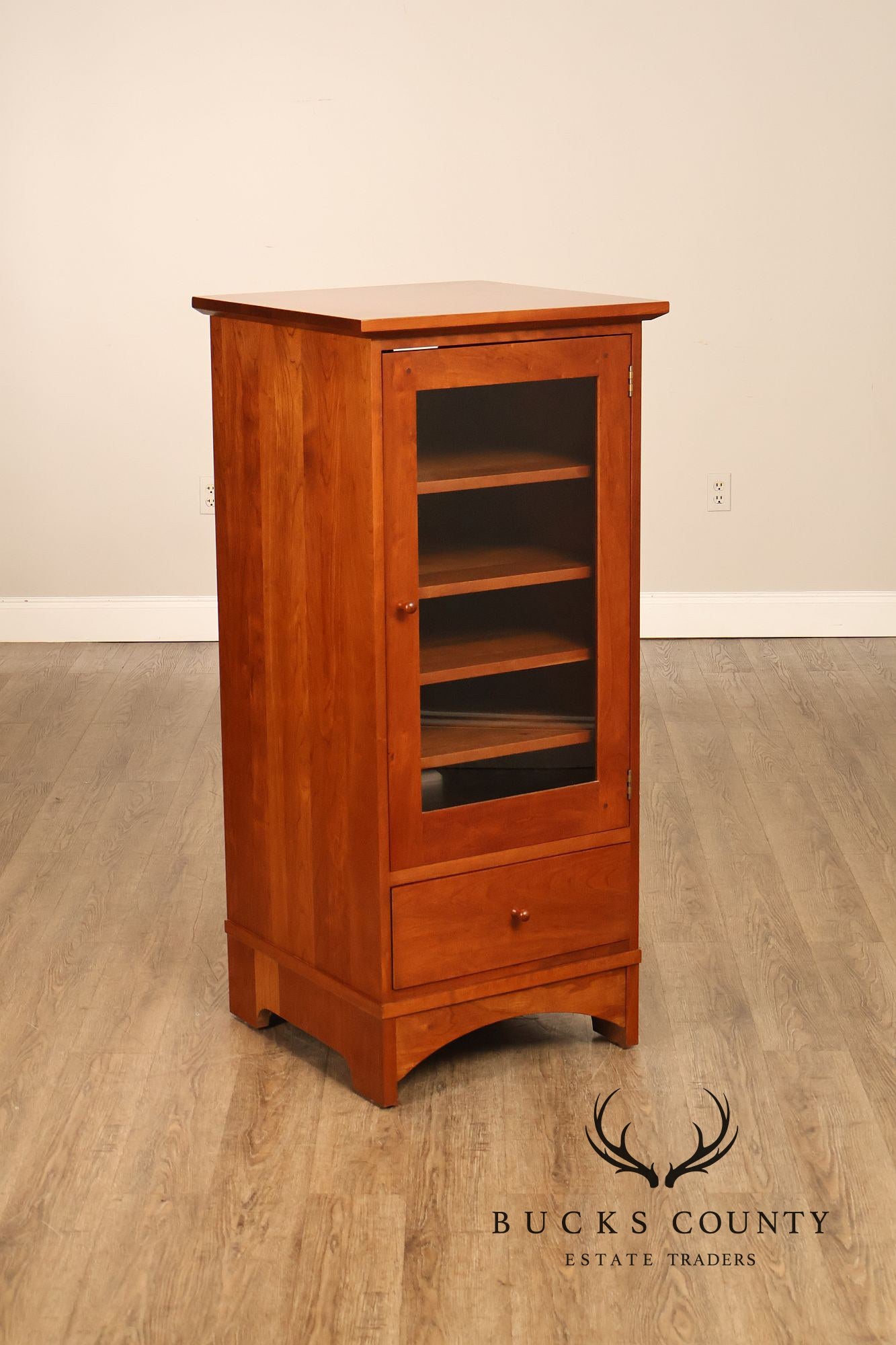 Stick ley Mission Collection Cherry One Door Media Cabinet