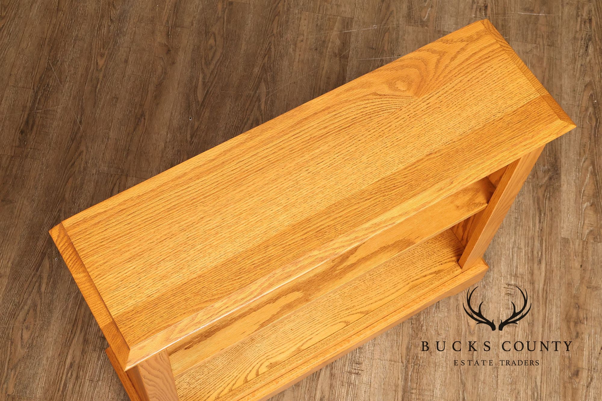 Hunt Country Furniture Oak Low Bookcase