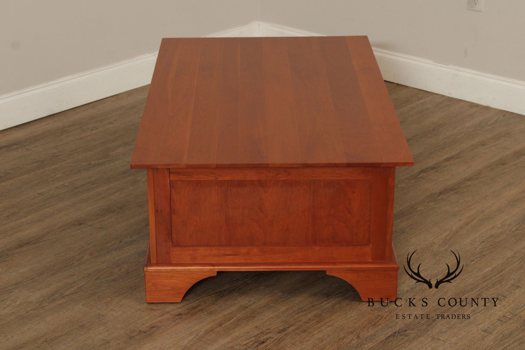Nichols and Stone Cherry Storage Coffee Table