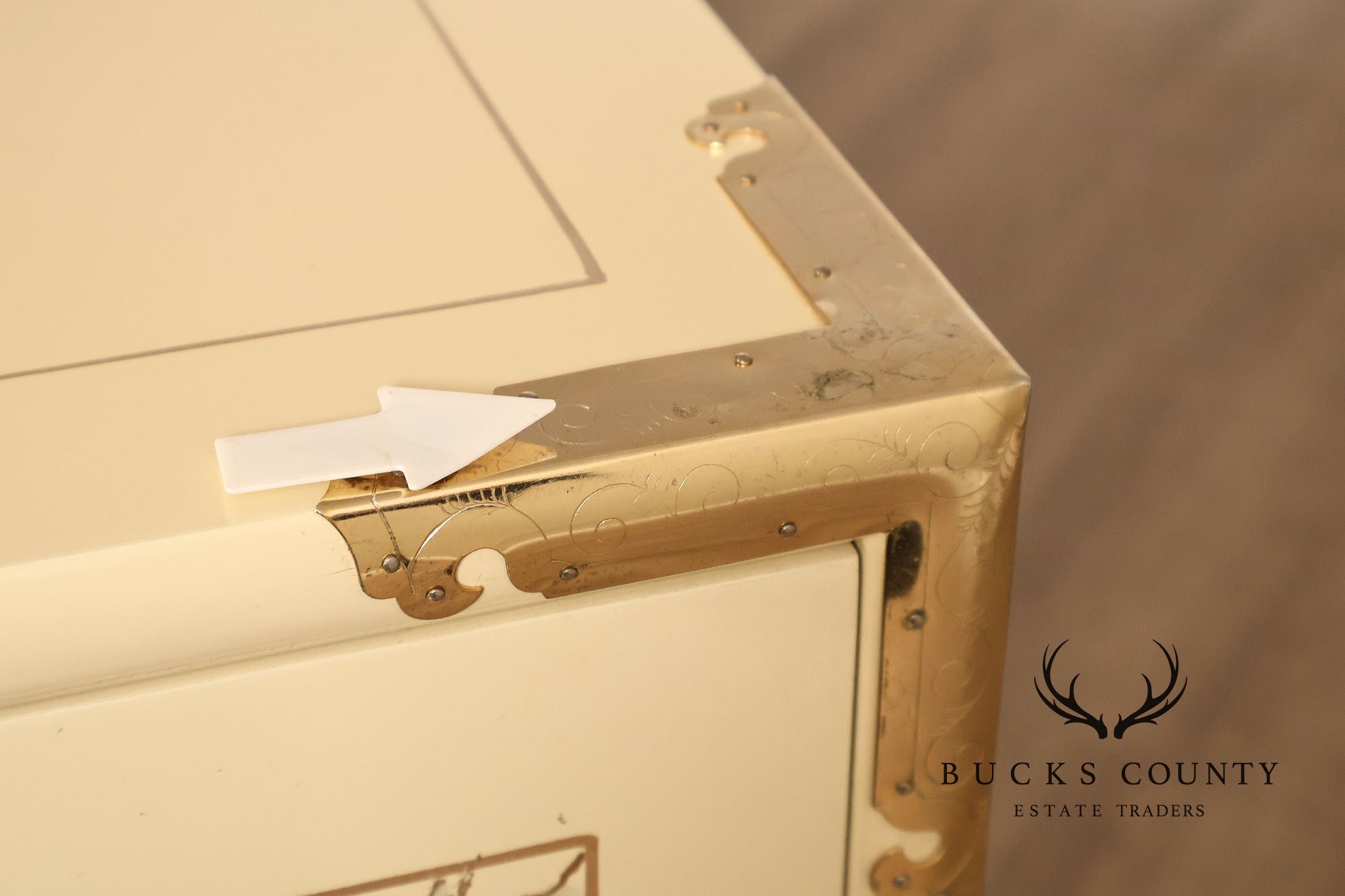 Chinoiserie Hand Painted Decorated Tall Chest