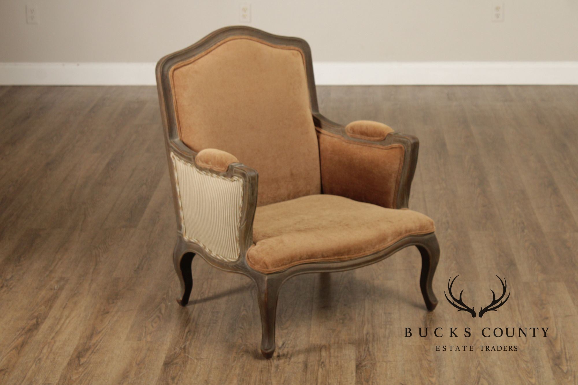 Restoration Hardware French Louis XV Style Marseilles Pair Of Bergere Chairs