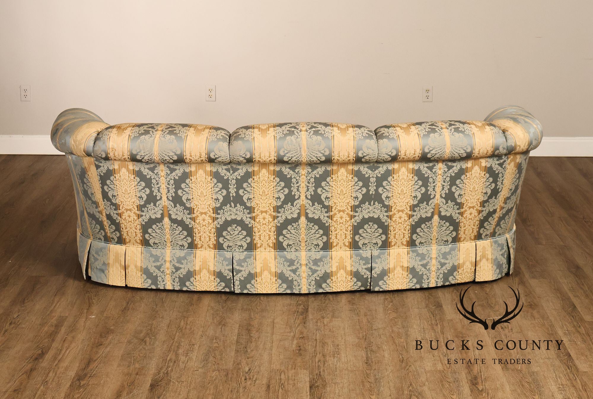 Kindel Custom Upholstered Channel Back Sofa