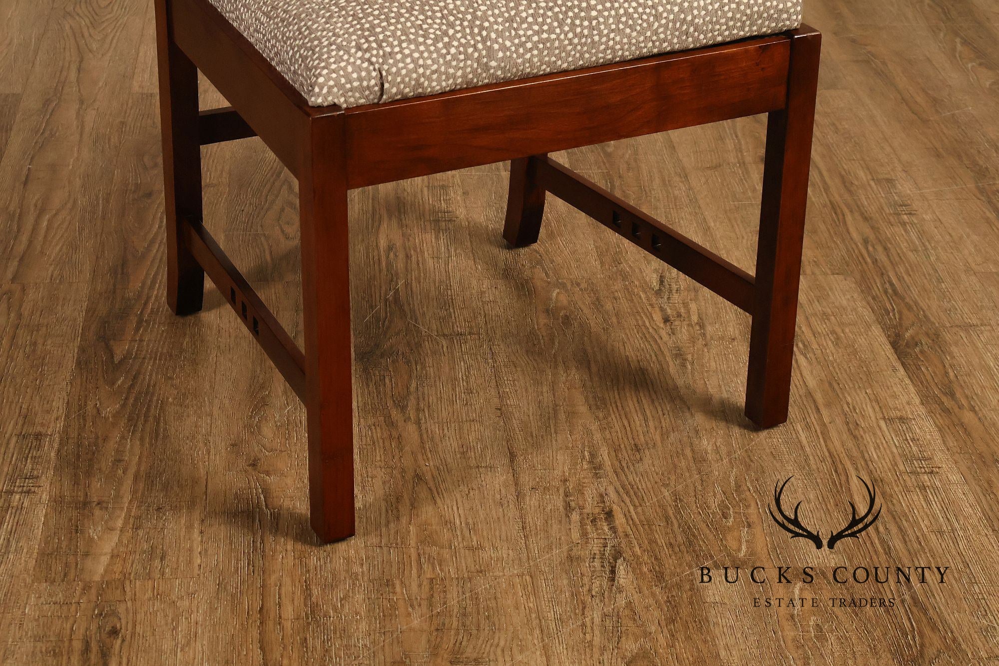 Stickley 21st Century Collection Set Of Six Lattice Back Dining Chairs