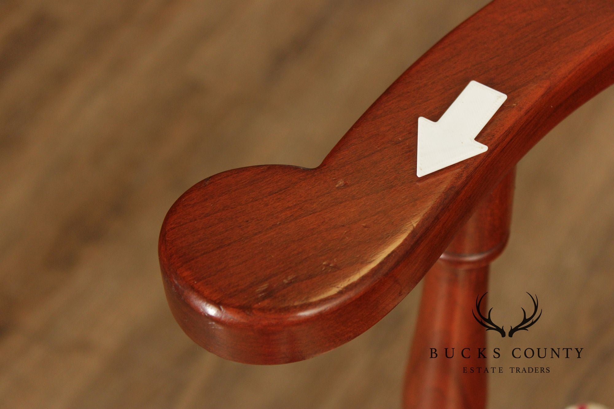 Henkel Harris English Traditional Style Cherry Corner Chair