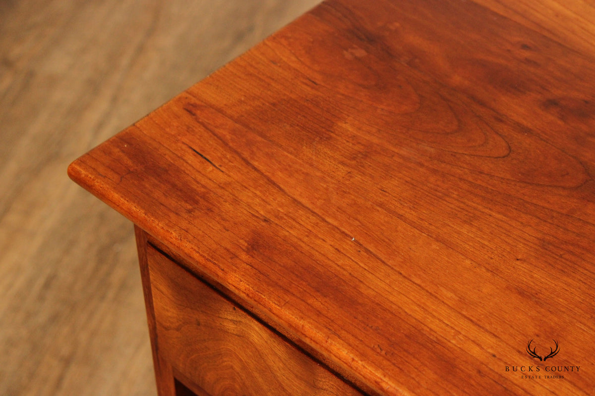 Stickley Chippendale Style Cherry Open Nightstand