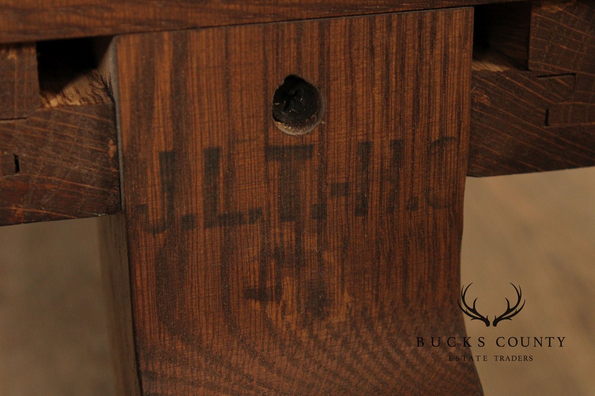 Stickley Mission Collection Oak Pedestal